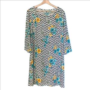 Tacera floral cottagecore dress. Size 1X